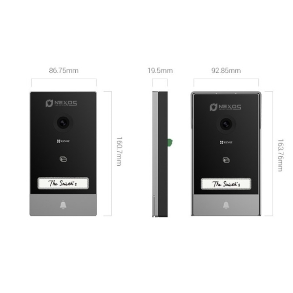 Kit Portero visor IP HP7 Ezviz